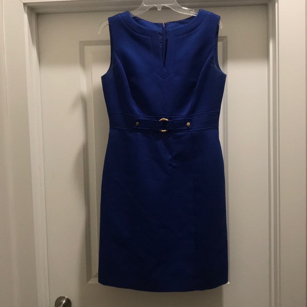 Tahari Royal Blue Dress